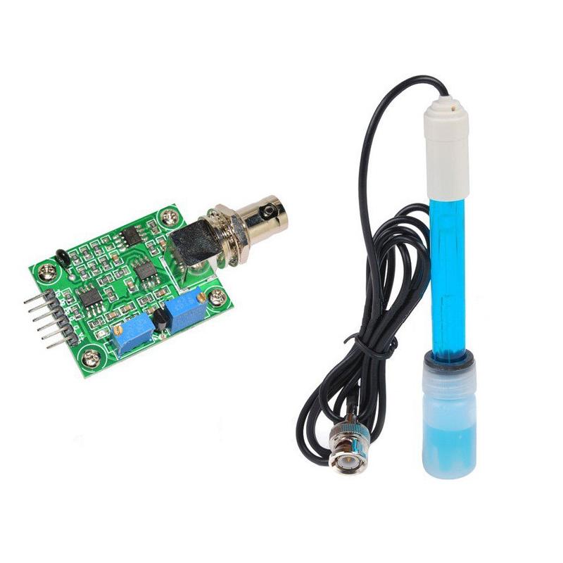 ZDYS Kit de capteur de pH analogique avec indicateur de module de protection platine de mesure pour Arduino 
