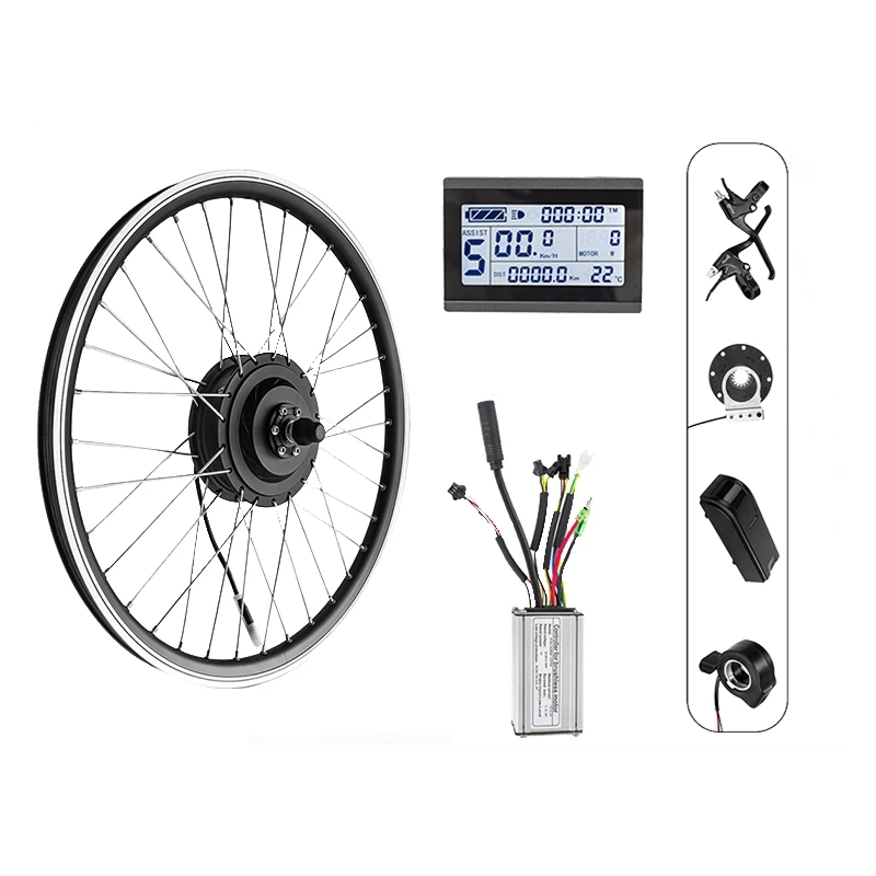 Ce kit vélo électrique utilise les freins à disque pour