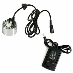 Humidificateur d'air ultrasonique pour atomiseur d'étang de fontaine d'eau  de brumisateur 24V avec adaptateur pour les fontaines d'intérieur ou