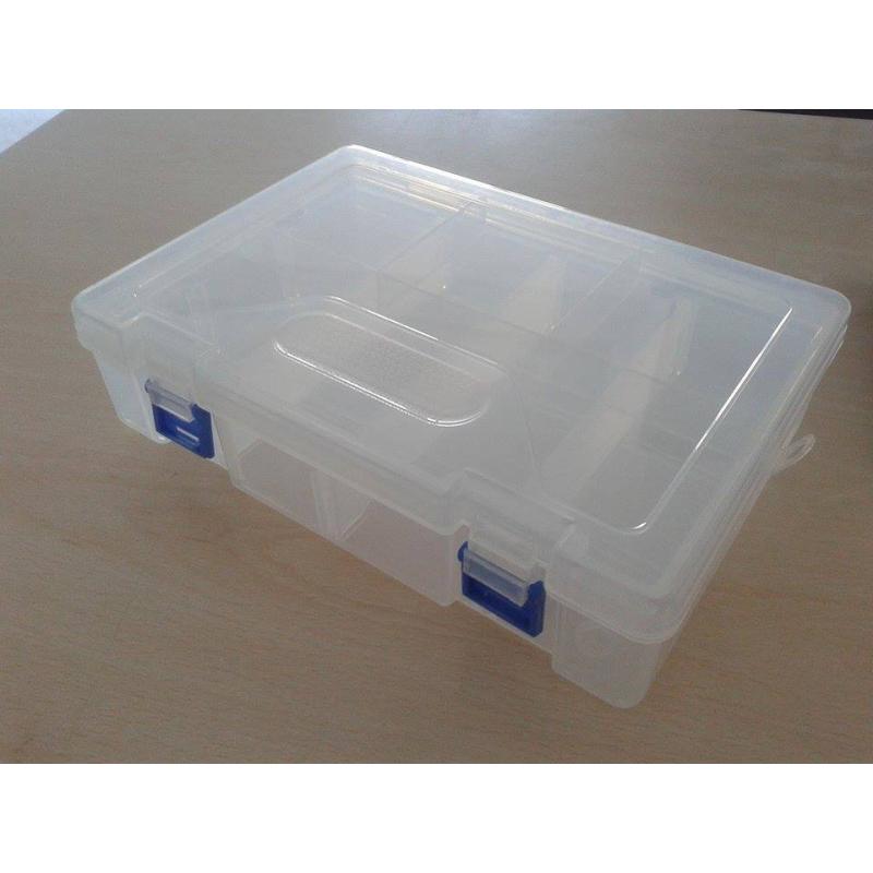 24 emplacements conteneur en plastique transparent de diviseur de bricolage  Boîte Boîte de rangement pour les composants électroniques - Chine Boîte  d'appât et boîte de clou de l'oreille prix