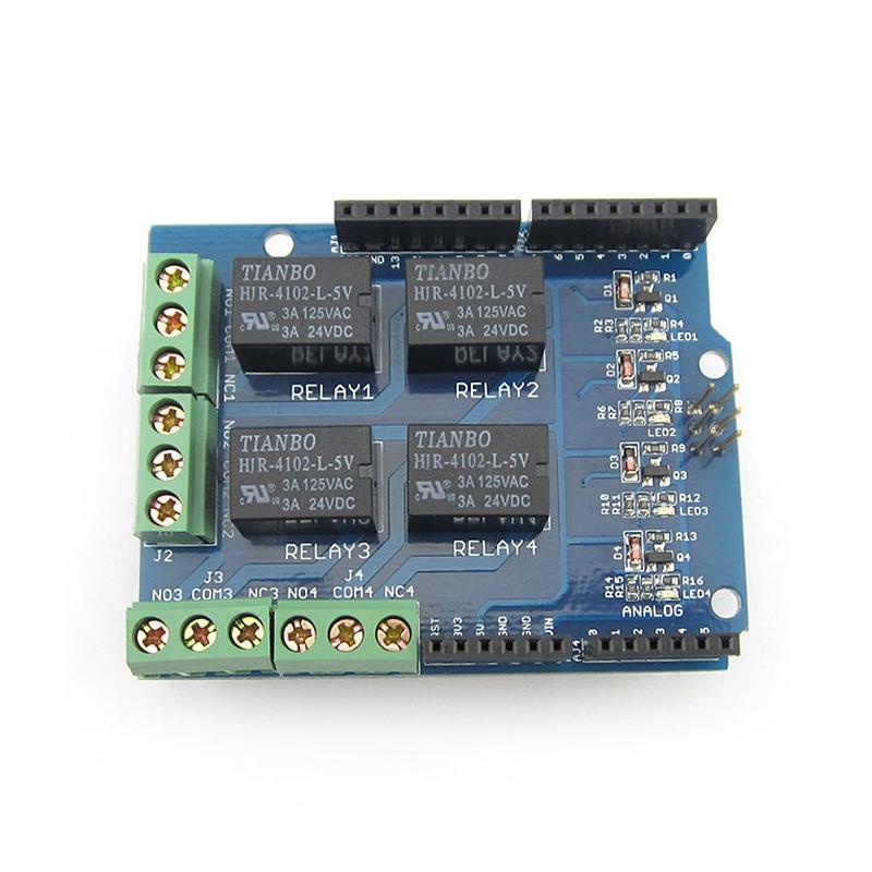 Arduino Shield Relais 4 canaux 5v compatible Arduino 1549Z 