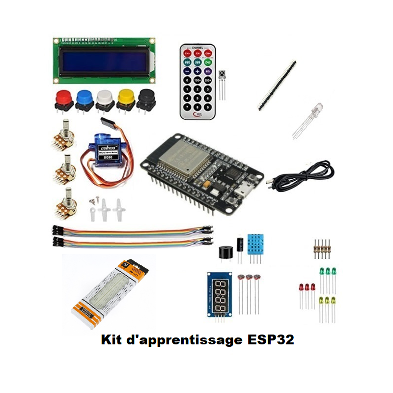 Kit d'Apprentissage à base de ESP32 ESP32-S wifi et bluetooth