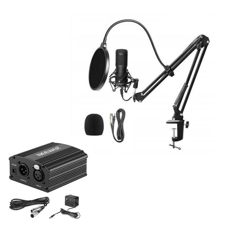 14€02 sur Set de microphones à condensateur audio professionnel