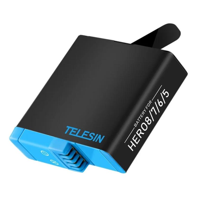 Batterie Rechargeable TELESIN 1220mAh 3,85 V pour caméras GoPro